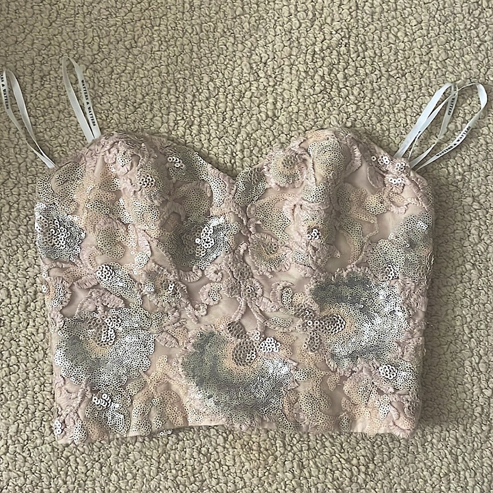 Watters&Watters Embellished Corset Top